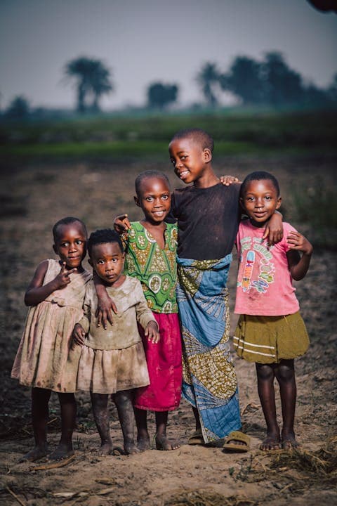 Happy children at Huru Garden